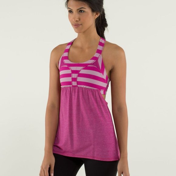 Lululemon 2 in Run Tank Top with Built in Bra Size Medium - Picture 2 of 10